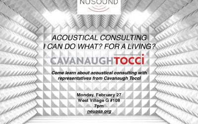 Acoustic Consulting & Careers with Cavanaugh & Tocci
